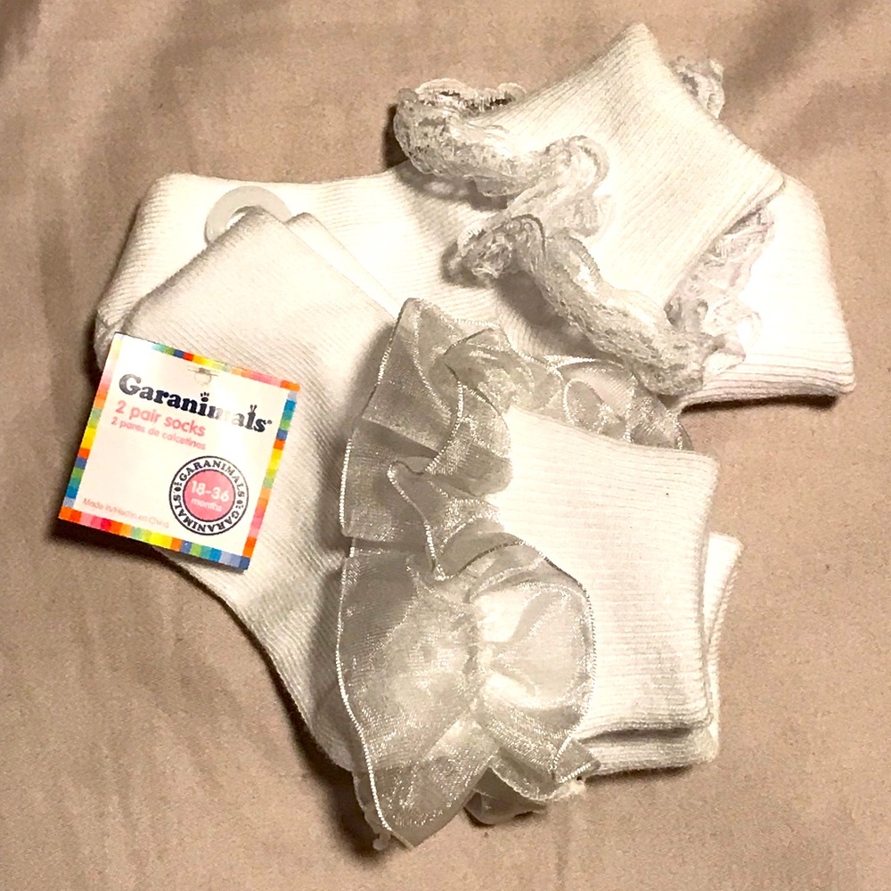 NWT 2 pack Lace Socks 18-36 Months